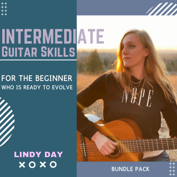 Lindy Day's Intermediate Guitar Skills (4-Course Bundle Pack)